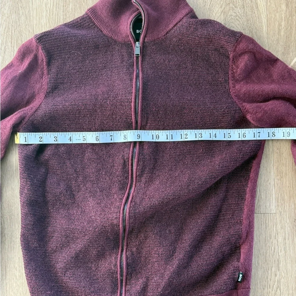 Hugo Boss Ladriano - Burgundy Sweater - Picture 3 of 6